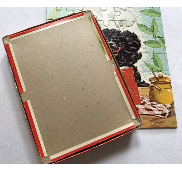 Complete Chef Dog Jigsaw Puzzle by Somerville Made in Canada 1963 - Picture 4 of 4